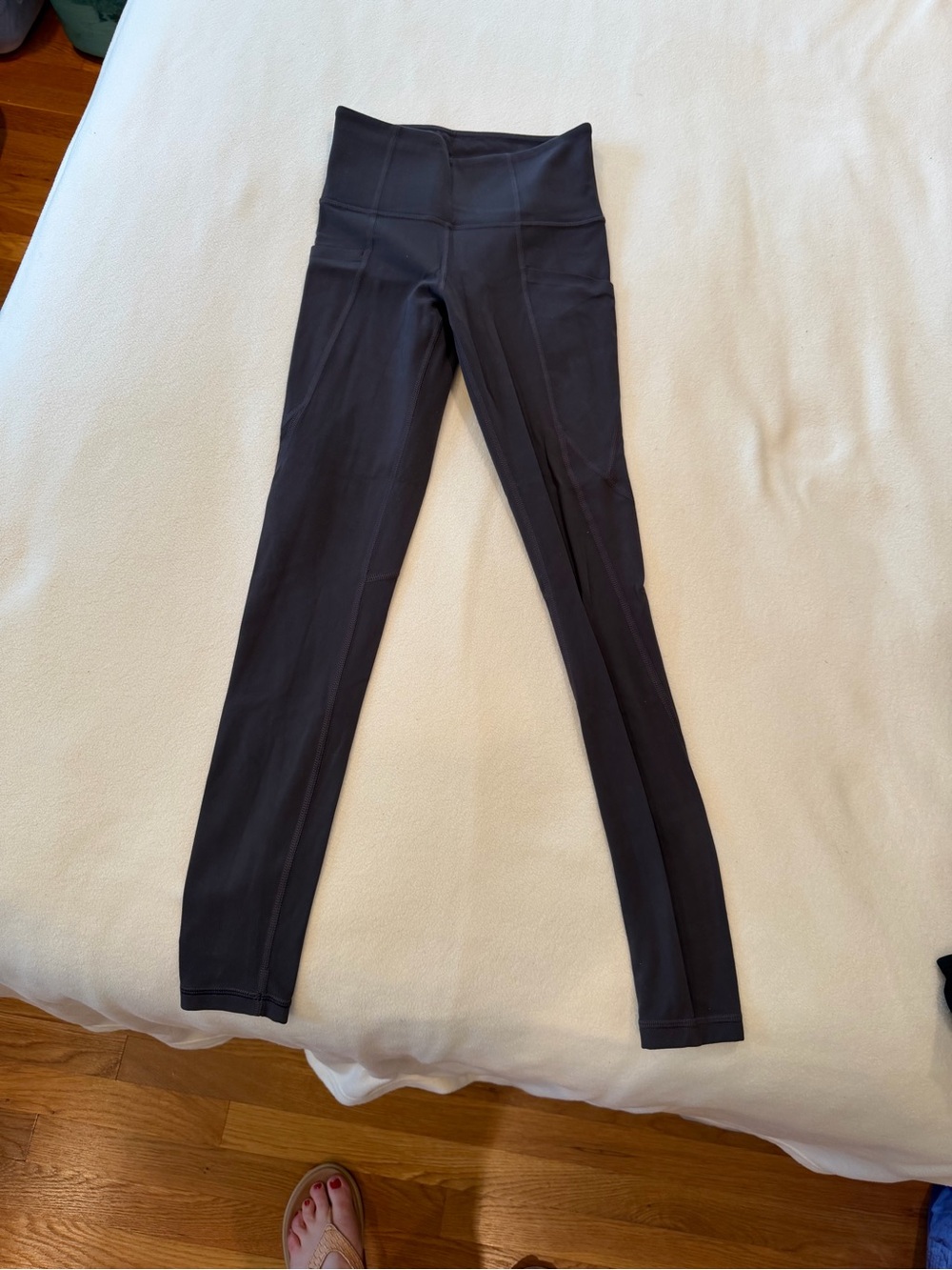 Athleta grey High-Rise Seam Detail Leggings